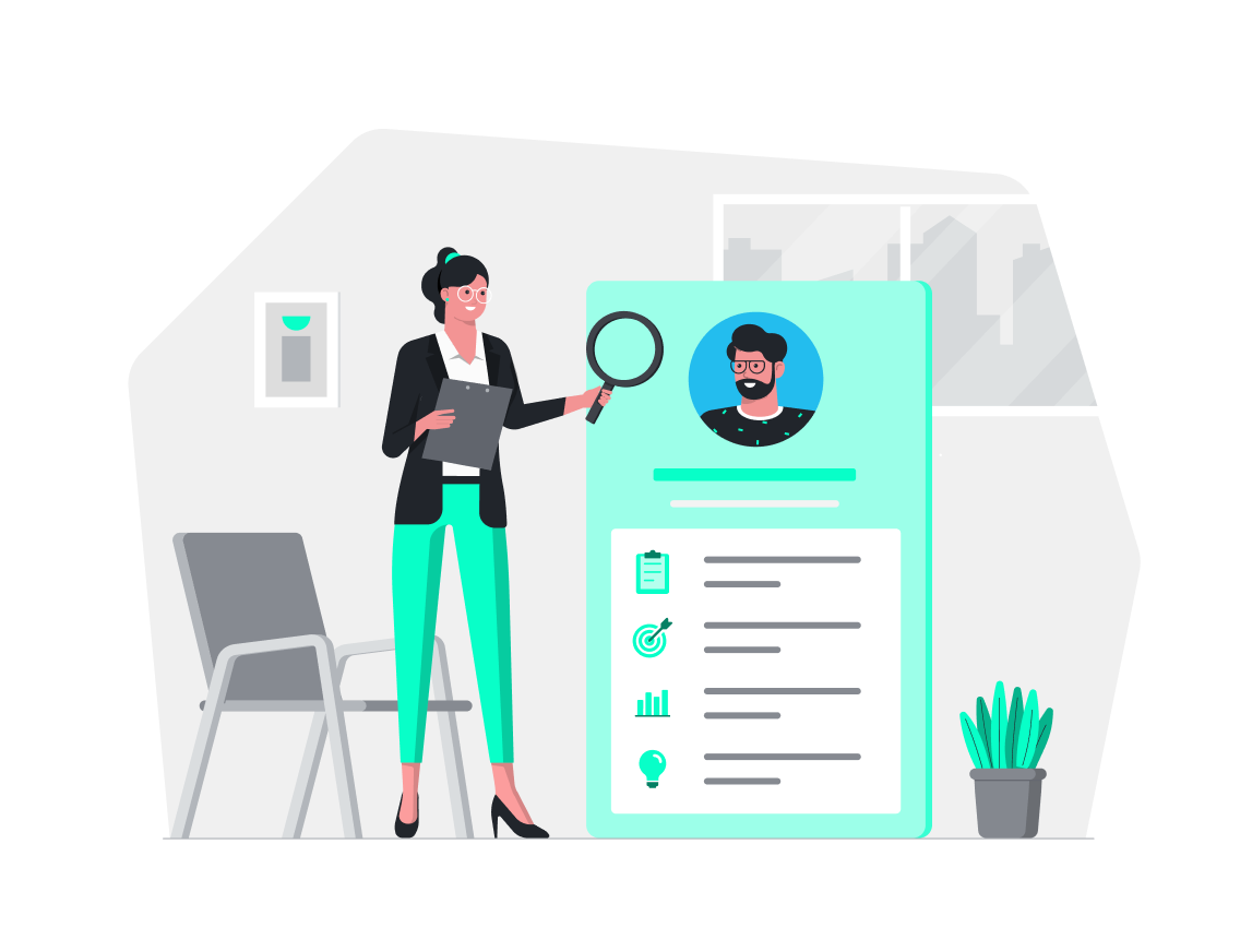 Complete Profile Illustration